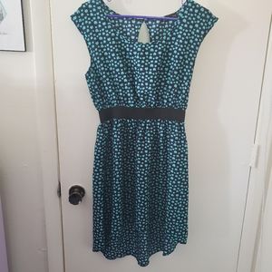 Teal apple dress